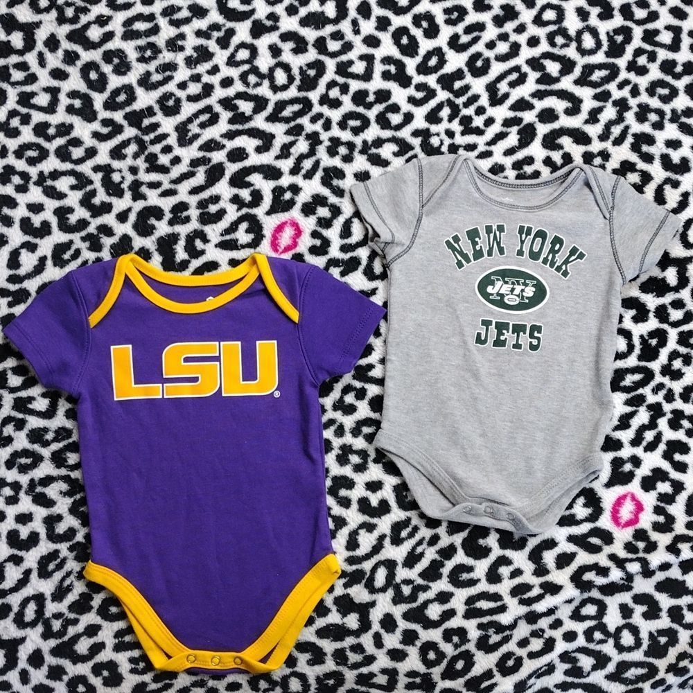 NFL Team Apparel New York Jets & LSU Onesie